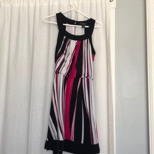 Colorful striped dress